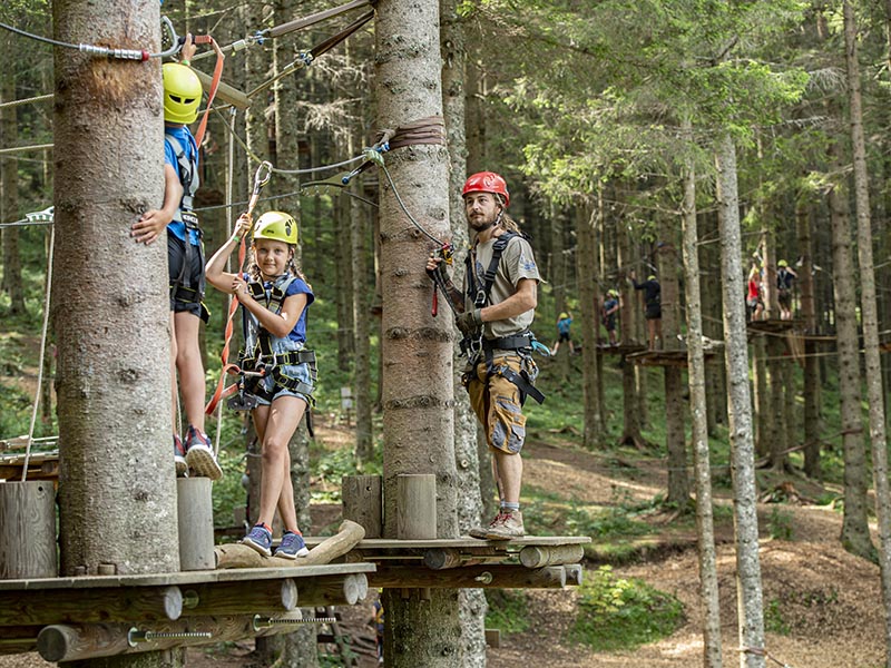 Klettern im Almerlebnispark Teichalm © Oststeiermark Tourismus | Rene Strasser 