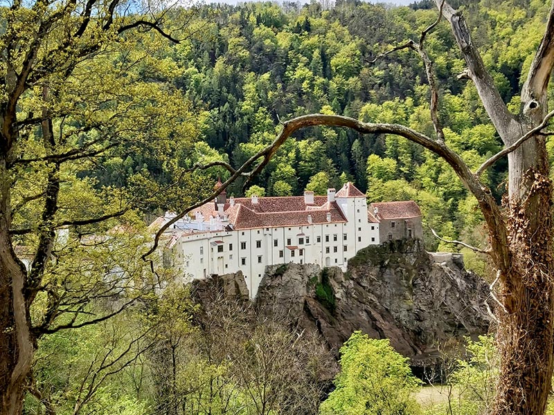Aussicht auf Schloss Herberstein © Oststeiermark Tourismus | Christine Pollhammer 